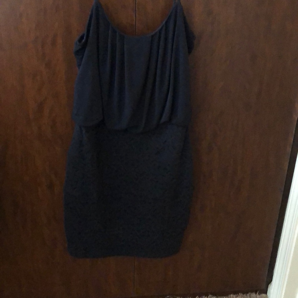 Sweet storm dress navy blue
